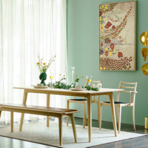 Bench Elegance màu tự nhiên da cognac